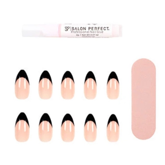 🆕 Salon Perfect Modern French Short Black Nail
Set🆕 - Picture 2 of 4